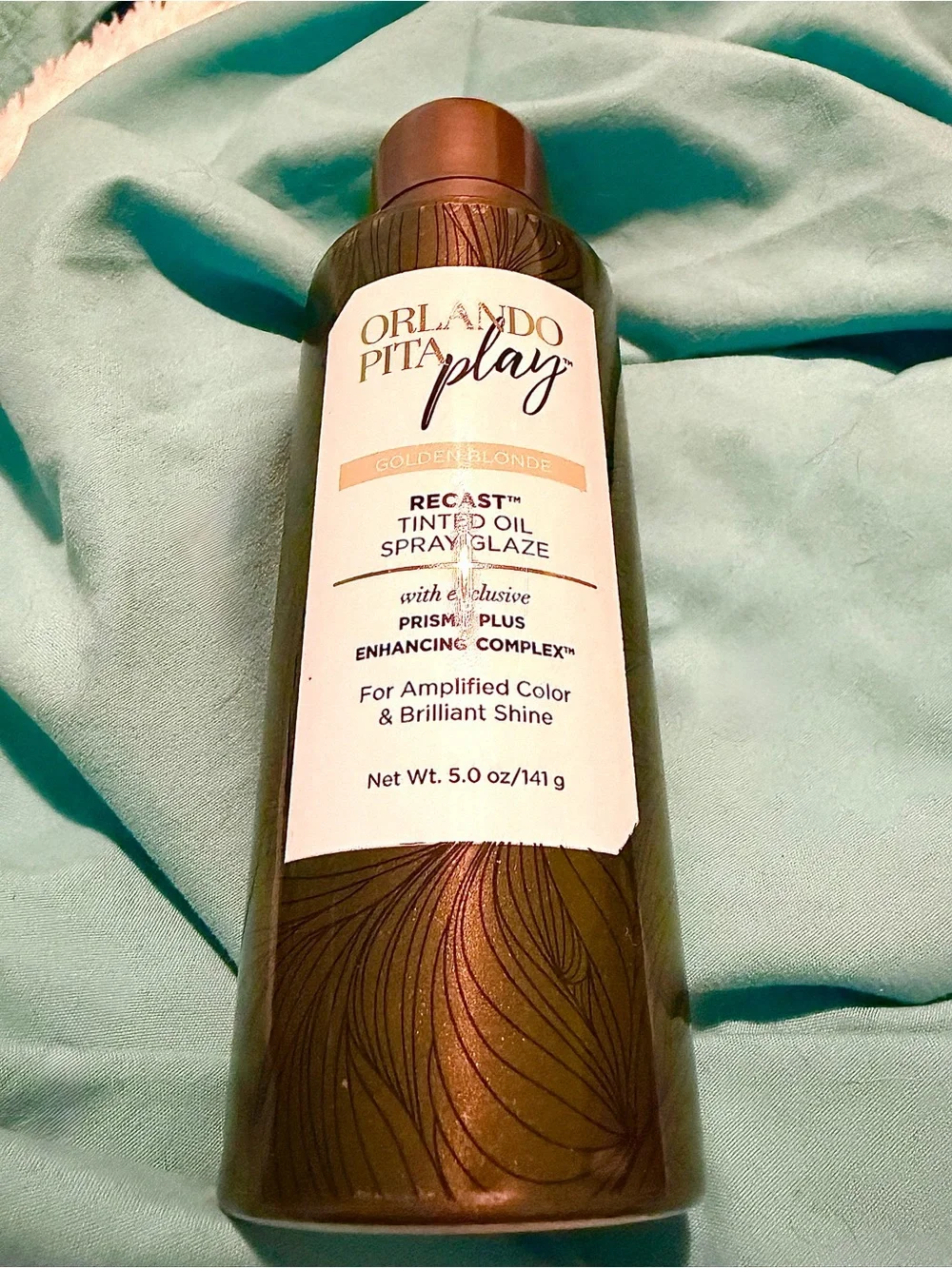 Orlando Pita Play Tinted Oil Spray Glaze Golden Blonde